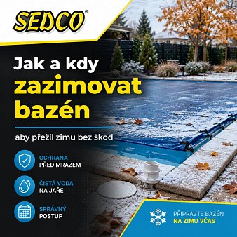 Jak a kdy zazimovat bazén, aby přežil zimu bez škod