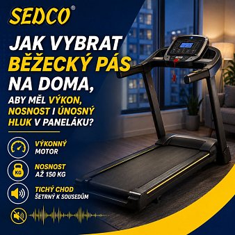 Jak vybrat běžecký pás na doma, aby měl výkon, nosnost i únosný hluk v paneláku