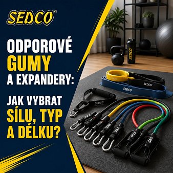 Odporové gumy a expandery: jak vybrat sílu, typ a délku