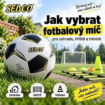 Jak vybrat fotbalový míč pro zahradu, hřiště a trénink?